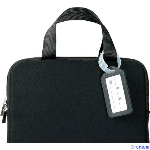 オレンジブック トラスコ中山　TRUSCOArTeC ネームタグ ブラック(91696) 〔品番:91696〕[ 注番:4189899]特長●クッションケースなどに簡単に取り付けできます。仕様●色：ブラック仕様2材質/仕上●PP+LDPEセ...