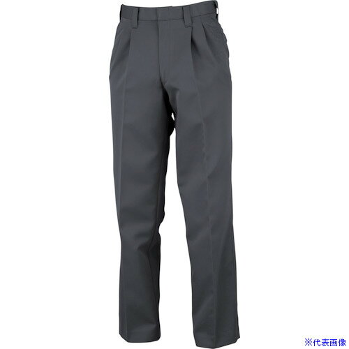 ■CHUSAN ツータックスラックス チャコールグレー 85 54033485(4191662)[送料別途見積り][法人・事業所限定][掲外取寄]