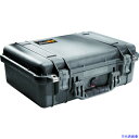 ■PELICAN プロテクターツールケース ミディアムケース 1500 黒 470×357×176 1500BK(4205685)
