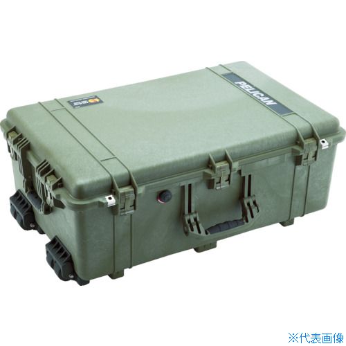 オレンジブック トラスコ中山　TRUSCOPELICAN ラージケース 1650 OD 781×520×295 〔品番:1650OD〕[ 注番:4206118]特長●ペリカンケースは高い気密性・防水性と耐衝撃性、耐圧性、防じん性を兼ね備えた、タフボディーのツールケースです。●過酷な環境を耐えうる、世界で最もタフなケースとして世界各国の官公庁、警察、軍隊で正式採用され、多くのプロフェッショナルに信頼されています。●産業界においても、精密機器の搬送・運搬用に広く用いられています。●大型のキューブタイプのプロテクターツールケースです。●ケース内部と外部との圧力差を自動的に調整するバルブにより、気圧変化のある環境でもケースの開閉を支障なく行えます。用途●各種精密機器などの安全な運搬、保管に。●大型の精密機器の運搬・保管に。仕様●色：OD●外形寸法(mm)間口：802●外形寸法(mm)奥行：520●外形寸法(mm)高さ：316●有効内寸(mm)間口：725●有効内寸(mm)奥行：445●有効内寸(mm)高さ：270●タイプ：ウレタンフォーム付●底の深さ(mm)：219●フタの深さ(mm)：47●使用温度(℃)：−40〜99仕様2●外寸(間口×奥行×高さ)：802×520×316mm●有効内寸(間口×奥行×高さ)：725×445×271mm●キャスター付●伸縮ハンドル付●南京錠取付穴径：8.0mm(南京錠別売)●ブロックウレタンフォーム(1.5cm毎の切れ込み／任意の形状に切り取り加工可能)●ツインリブ構造●自動気圧調整バルブ●保護等級：IP67材質/仕上●本体:耐衝撃性樹脂（コポリマーポリプロピレン）セット内容/付属品注意●NF型番にはブロックウレタンフォームは付属しません。原産国（名称）アメリカJANコード本体質量12.7kgオレンジブック トラスコ中山　TRUSCOPELICAN ラージケース 1650 OD 781×520×295 〔品番:1650OD〕[注番:4206118][本体質量：12.7kg]《包装時基本サイズ：515×330×830》〔包装時質量：14kg〕分類》手作業工具》工具箱》プロテクターツールケース☆納期情報：仕入れ先通常在庫品 (欠品の場合有り)