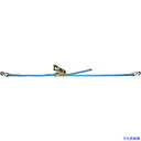 ■TESAC ラッシングベルト ベルト荷締機ラチェットバックル式両端ナローフック付 R30KAD010AD050A(4214099)(4)