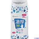 ■IRIS 288656 除菌ができるウエットティッシュ凄厚 詰め替え用 アルコールタイプ 65枚 WTT65A(4220420)