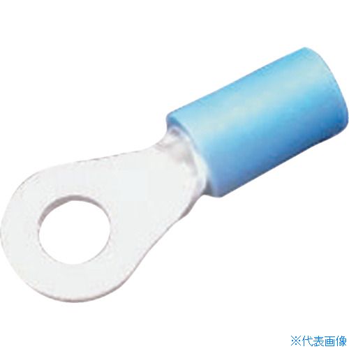 ■JST ビニル絶縁付丸型端子(ストレート形) V2-3 100個入り V23(4226178)