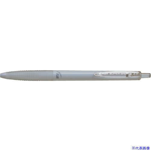 乐天商城 - ■PILOT 油性ボールペン スーパーグリップG ノック式 抗菌仕様 ホワイト BSGK10FKW(4228186)