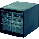 ■ナカバヤシ A4レターケース4段 A4ES4B(4232101)