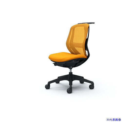 ■OKAMURA シルフィー 肘なし 背メッシュ ロー ブラックボディ ハンガー有 ランバー有 樹脂脚 C632XSFMR8(4272389)[送料別途お見積り][法人限定][外直送]