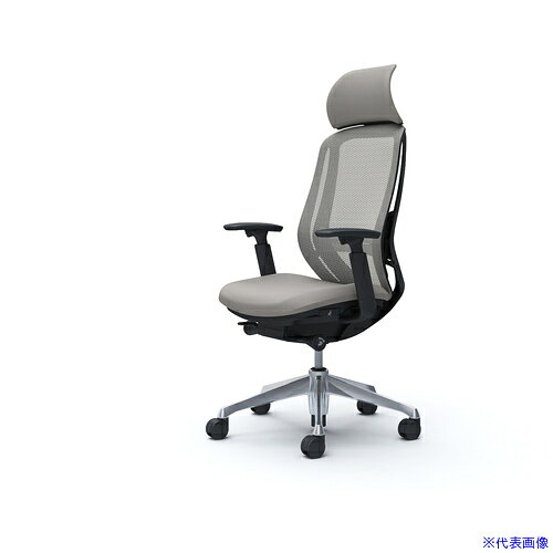 ■OKAMURA シルフィー可動肘 背メッシュEXハイ ブラックボディ ハンガー無 ランバー有 アルミ脚 C68ABSFMR3(4273870)[送料別途お見積り][法人限定][外直送]