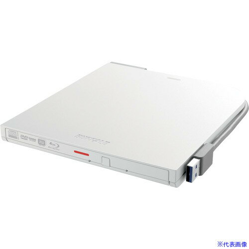 ■バッファロー USB3.2(Gen1)対応 ポータブルBDドライブ 再生/書込ソフト添付 ホワイト BRXLPT6U3WHE(42..