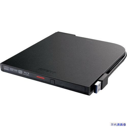 ■バッファロー USB3.2(Gen1)対応 ポータブルBDドライブ 再生/書込ソフト添付 ブラック BRXLPT6U3BKE(42..