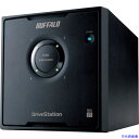 ■バッファロー ドライブステーション RAID 5対応 USB3.0用 外付けHDD 4ドライブ 8TB HDQL8TU3R5J(4288918)[送料別途見積...