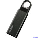 ■BUFFALO オートリターン機構搭載 ノックスライド USB3.1(Gen1)/USB3.0対応 USBメモリー 128GB ブラック RUF3KS128G...