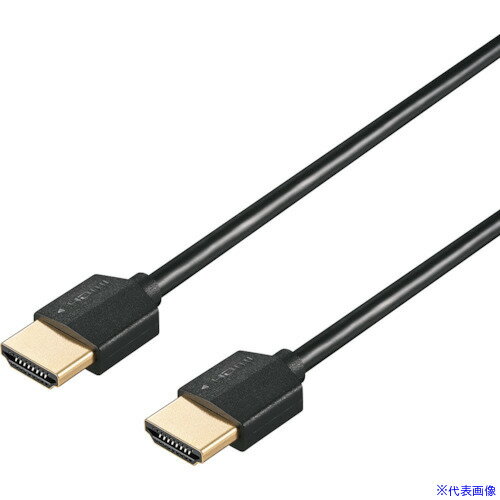 ■バッファロー Premium HDMIケーブル やわらかタイプ 1m ブラック BHDPY10BK(4296690)[送料別途見積り][法人・事業所限定][掲外取寄]