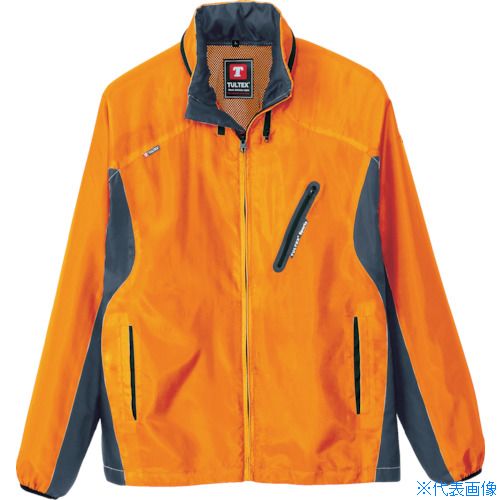 ■アイトス フードインジャケット オレンジ L 10301163L(4321596)