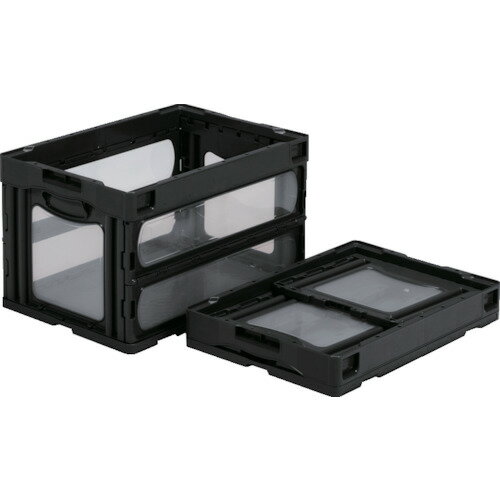 オレンジブック トラスコ中山　TRUSCOサンコー 折りたたみコンテナー 559010 マドコンO−50Bブラック 〔品番:SKOO50BBK〕[ 注番:4322924]特長●7色のカラーバリエーションで色による内容物の管理が容易になります...