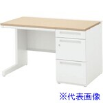 ■ウチダ SCAENA H700/片袖デスク SK127A4−3LSK OW/LF 51162273(4330124)[送料別途お見積り][法人限定][外直送]