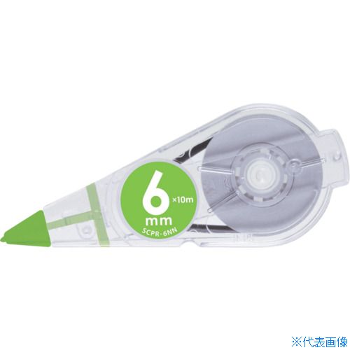 ■3M スコッチ 修正テープ微修正詰替用 6mmx10m グリーン SCPR6NN(4336623)
