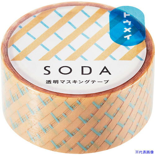 ■KING JIM ソ-ダ 透明マステ(ギフト) CMT20001(4338938)×3[送料別途見積り][法人・事業所限定][掲外取寄]