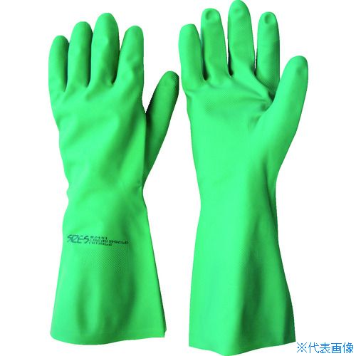 オレンジブック トラスコ中山　TRUSCO川西 ケミシールド中厚手 S 〔品番:2451S〕[ 注番:4342526]特長●使いやすさと耐久性を兼ね備えた中厚手の耐油・耐薬手袋です。●手袋の内面は植毛加工により着脱しやすくなっています。●ダイヤモンドエンボス加工を施し、グリップ力も抜群です。用途●石油、化学工業、薬品の取扱。仕様●色：グリーン●サイズ：S●全長(cm)：33.0●手のひら周り(cm)：19.0●中指長さ(cm)：7.0●厚さ(mm)：0.38仕様2●裏毛付材質/仕上●表：ニトリルゴム(NBR)●裏：綿（植毛）セット内容/付属品注意原産国（名称）タイJANコード4906554114216本体質量60gオレンジブック トラスコ中山　TRUSCO川西 ケミシールド中厚手 S 〔品番:2451S〕[注番:4342526][本体質量：60g]《包装時基本サイズ：192×149×32》〔包装時質量：64g〕分類》保護具》作業手袋》ニトリルゴム手袋☆納期情報：仕入れ先通常在庫品 (欠品の場合有り)