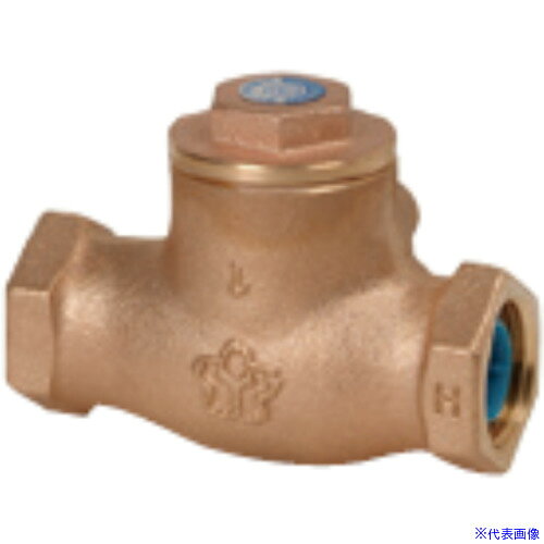 ■大和バルブ コアリング付きスイングチェッキバルブ 50A(10K、青銅、給水、JV5、日水協認定品) 10CCN50A(4343308)[送料別途見積り][法人・事業所限定][掲外取寄]