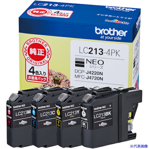 ■brother インクカートリッジ LC213-4PK 4色パック LC2134PK(4343457) ■brother インクカートリッジ LC213-4PK 4色パック LC2134PK(4343457)