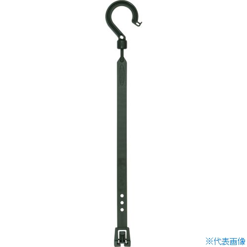 ■NICHIDO 万能フッカー 300mm 丸フック付 【オリーブグリーン】 BH300SHOG(4349569)