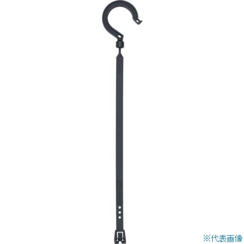 ■NICHIDO 万能フッカー 400mm 単管フック付 【グレー】 BH400LHGY(4349583)