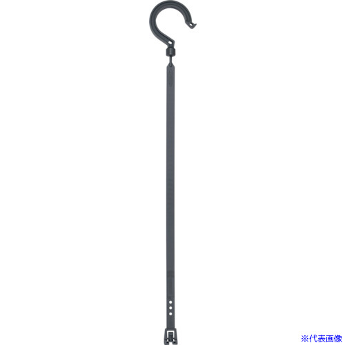 ■NICHIDO 万能フッカー 500mm 単管フック付 【グレー】 BH500LHGY(4349589)