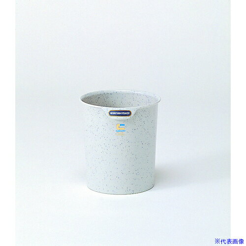 ■SANKO pla 222596 ゴミ箱 クリーンダスト 丸小 GR グレー 200×パイ192×204 22596(4359559)×60[送料別途お見積り][法人限定][外直送]