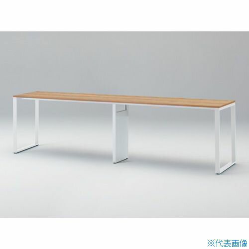 オレンジブック トラスコ中山　TRUSCOITOKI ノットワーク タッチダウンハイテーブル両面D900 天板トリニティオークライト・脚ホワイト 〔品番:JWL369GEHWD〕[ 注番:4361272]特長●knot Workは、人と人、...