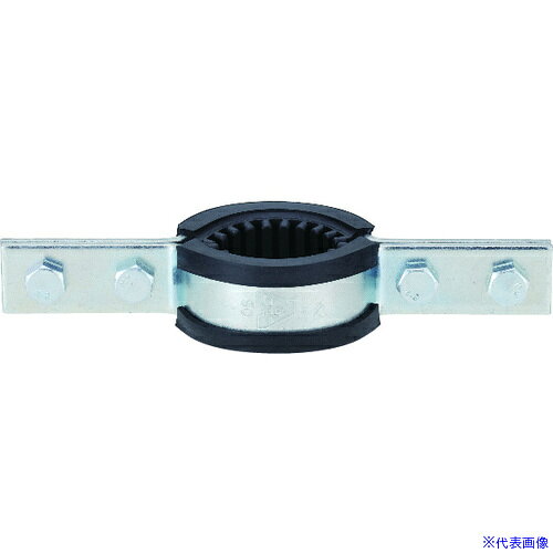 ■AKAGI ポリエチレン管用床バンド10tゴム付150A A231000098(4365929)[送料別途お見積り][法人限定][外直送]
