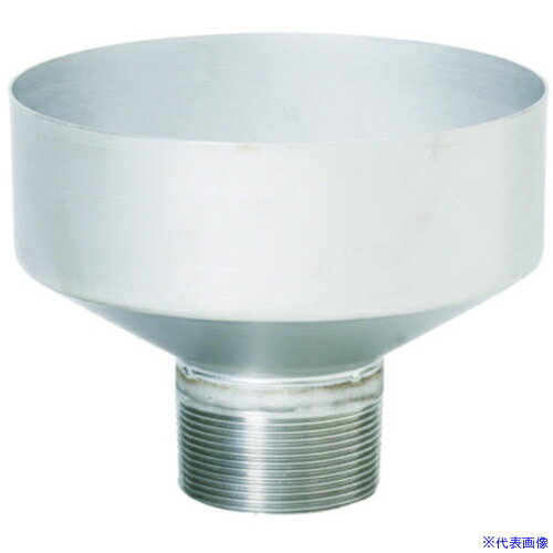 ■AKAGI ステンA型ホッパー外ねじ200X80A A106850362(4368005)[送料別途お見積り][法人限定][外直送]