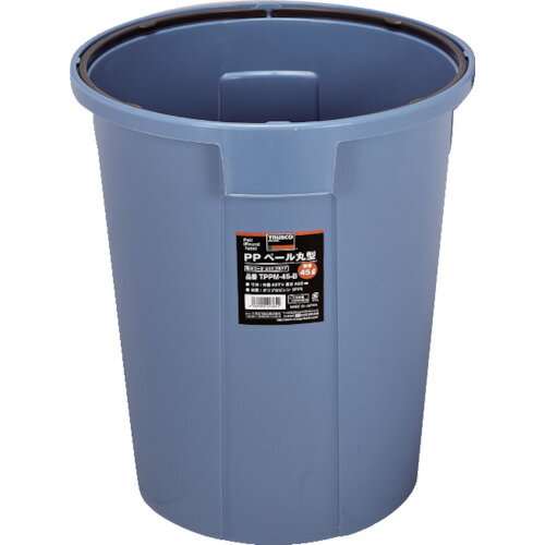 ■TRUSCO PPペール丸型 容量75L TPPM70B(4377885)