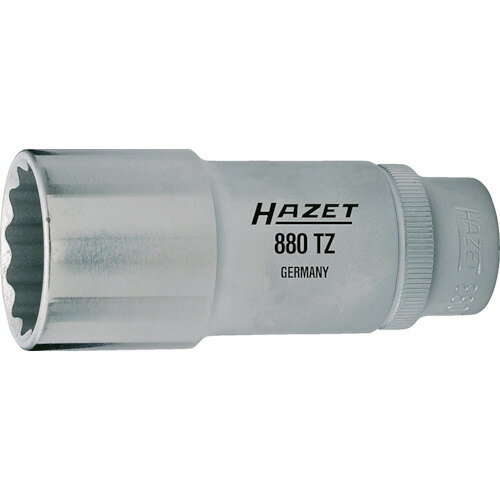 ■HAZET ディープソケットレンチ(12角タイプ・差込角9.5mm・対辺15mm) 880TZ15(4395263)