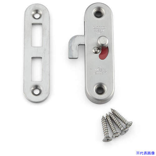 ■SUGATSUNE (140180578)HC-65ステンレス鋼製引戸面付細口カマ錠 HC65(4403797)