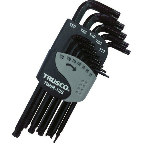 ■TRUSCO ボールポイントヘックスローブレンチセット(12本組)T7H〜T50 TBHR12S(4455...