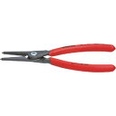 ■KNIPEX 軸用スナップリングプライヤー 3-10mm 4911A0(4468350)