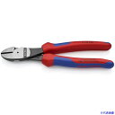 ■KNIPEX 強力型ニッパー コンフォートハンドル 200mm 7402200(4468848)