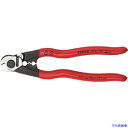 オレンジブック トラスコ中山　TRUSCOKNIPEX ワイヤーロープカッター 190mm 〔品番:9561190〕[ 注番:4469691]特長●繰り返しの作業に便利なオープンスプリングと、収納時に口を閉じておくことができるロック付です。●カッター部は入念な焼入れ処理が施されています。●ワイヤーロープの切断面が広がるのを防ぐ特殊形状のブレードを採用しています。●直径5mmまでの中硬線、スチールロッドやケーブルの切断も可能です。仕様●切断能力(mm)ワイヤ：φ5●全長(mm)：190●切断能力：(mm［［の2乗］］)銅・アルミケーブル10仕様2材質/仕上●ハンドル部：プラスチックコート●刃部：クロムバナジウム鋼セット内容/付属品注意原産国（名称）ドイツJANコード4003773040651本体質量310gオレンジブック トラスコ中山　TRUSCOKNIPEX ワイヤーロープカッター 190mm 〔品番:9561190〕[注番:4469691][本体質量：310g]《包装時基本サイズ：194×65×28》〔包装時質量：308g〕分類》手作業工具》ハサミ・カッター・鋸》ワイヤカッター☆納期情報：仕入れ先通常在庫品 (欠品の場合有り)