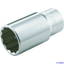 ■TONE ディープソケット(12角) 34mm 4D34L(4471687)