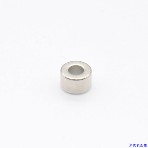 オレンジブック トラスコ中山　TRUSCOMAGNA ネオジム磁石 リング型 5φ×2.4φ×3 〔品番:12052.43〕[ 注番:4504923]特長仕様●表面磁束密度(T)：0.22●吸着力(N)：6.33●外径(mm)：5●厚さ(mm)：3●穴径(mm)：2.4●形状：リング型仕様2材質/仕上●マグネット:ネオジム磁石セット内容/付属品注意原産国（名称）中国JANコード4547018140015本体質量0.4gオレンジブック トラスコ中山　TRUSCOMAGNA ネオジム磁石 リング型 5φ×2.4φ×3 〔品番:12052.43〕[注番:4504923][本体質量：0.4g]分類》工作機工具》マグネット用品》マグネット素材☆納期情報：メーカー取り寄品（弊社より発送）