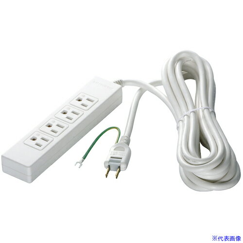 ���Хåե����� 3�ԥ��Ÿ����å� 4�ĸ������� 2m �ۥ磻�� BSTAPST3420WH(4526659)[�������Ӹ��Ѥ�][ˡ�͡����Ƚ����][�ǳ����]