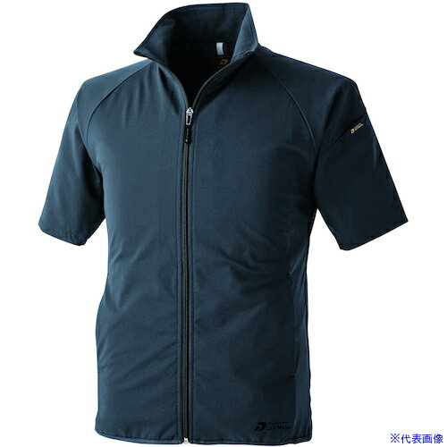 ■CHUSAN 電熱インナー半袖ジャケット チャコールグレー L 88401734L(4527161)[送料別途見積り][法人・事業所限定][掲外取寄]