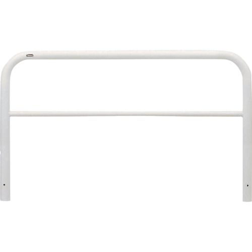 ■サンポール アーチ 車止め 固定式(スチール) 白色 FAH7U15650W(4530535)[送料別途...