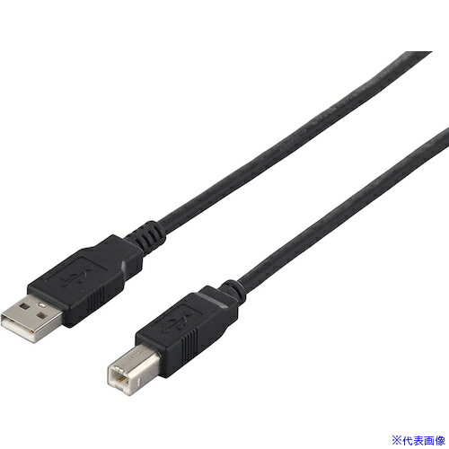 乐天商城 - ■バッファロー USB2.0 A to B 環境対応ケーブル 1.5m ブラック BU2ABK15BK(4531204)[送料別途見積り][法人・事業所限定][掲外取寄]