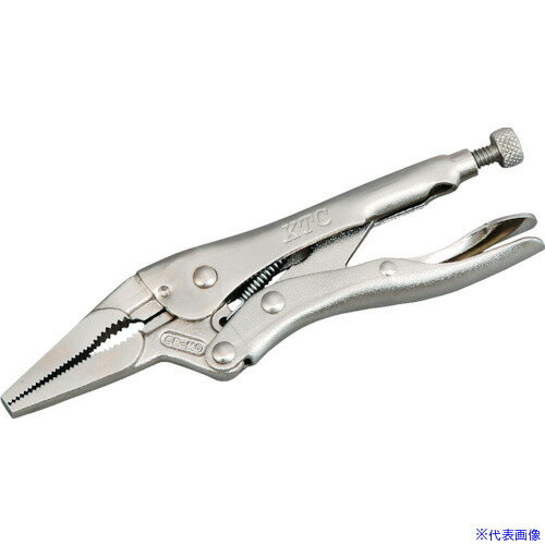 ■KTC ロッキングプライヤー ロングノーズ(ワイヤーカッター付) 全長165mm 最大口開き51mm 150LN(4535774)