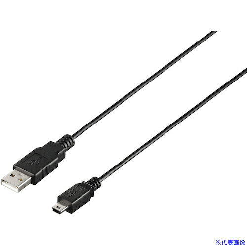 ���Хåե����� USB2.0 A to miniB �Ķ��б������֥� 2.0m �֥�å� BU2AMNK20BK(4538165)[�������Ӹ��Ѥ�][ˡ�͡�����...