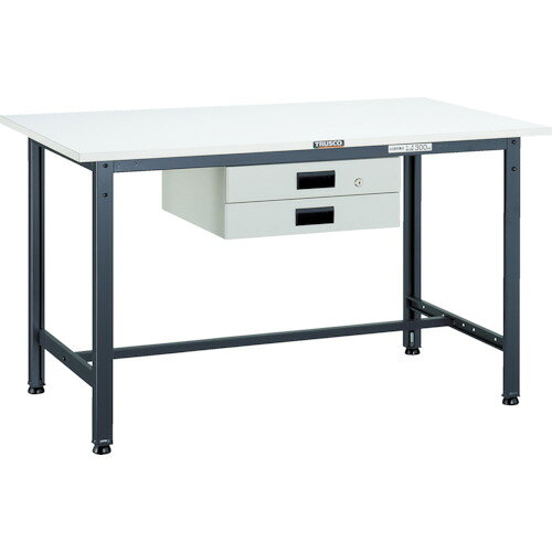 オレンジブック トラスコ中山　TRUSCOTRUSCO 軽荷重作業台(300kg)AE型 1800X900XH740 薄型2段引出付 ダークグレー色 〔品番:AE1809UDK2DG〕[ 注番:4543149]特長●仕分けに便利な2段引出し付です。●引出しは使い勝手に応じて使いやすい位置に取り付けできます。●主要部が溶接構造のため耐久性に優れています。●ポリ化粧天板を使用し、表面は滑らかで、ソフトな光沢があり清潔感を保持し、耐水性・防汚性にも優れています。仕様●天板材質：ポリ化粧●間口(mm)：1800●奥行(mm)：900●高さ(mm)：740●脚部カラー：ダークグレー(DG)●アジャスターねじサイズ：M16×2.0●引出し：1列2段 UDK-002（W）●均等荷重(kg)：300●カタログ表記品番：AE-1809UDK2(色記号)●引出し内寸(mm)間口×奥行×深さ：393×395×45仕様2材質/仕上●本体:スチールセット内容/付属品注意●奥行450mmタイプ以外取り付け可能です。●車上渡しのため、お客様での荷降ろしが必要です。●提供不可：chemSHERPA原産国（名称）日本JANコード4989999580709本体質量53.5kgオレンジブック トラスコ中山　TRUSCOTRUSCO 軽荷重作業台(300kg)AE型 1800X900XH740 薄型2段引出付 ダークグレー色 〔品番:AE1809UDK2DG〕[注番:4543149][本体質量：53.5kg]分類》物流・保管用品》作業台》軽荷重作業台☆納期情報：メーカー直送品（送料元払い）【法人限定＝会社名ご記入お願い致します。】 ※北海道・沖縄・離島は運賃別途商品も含む