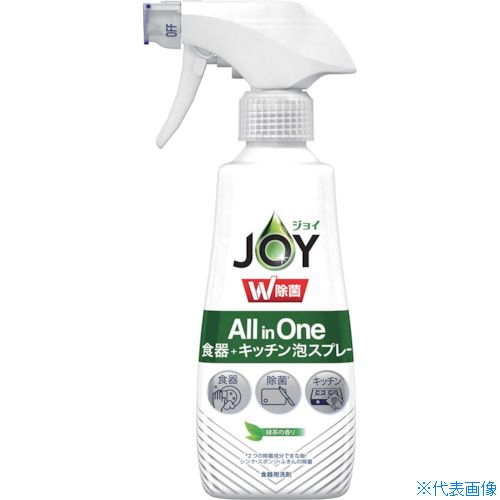 ■P&G ジョイ W除菌 All in One 食器+キッチン 泡スプレー 緑茶の香り 本体 275ml 400465(4549681)