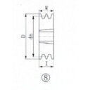 オレンジブック トラスコ中山　TRUSCOEVN ブッシングプーリー SPA 170mm 溝数2 〔品番:SPA1702〕[ 注番:4554825]特長●軸穴・キー溝加工などが不要となり、納期管理が容易となります。●適用ブッシング 2012用途●ベルト伝導による変速に。仕様●データム径(mm)：170●溝数：2●適合ブッシング：2012●図面番号：8●適合ベルト：A、SPA仕様2材質/仕上●ねずみ鋳鉄セット内容/付属品注意原産国（名称）中国JANコード4571314378209本体質量4.5kgオレンジブック トラスコ中山　TRUSCOEVN ブッシングプーリー SPA 170mm 溝数2 〔品番:SPA1702〕[注番:4554825][本体質量：4.5kg]《包装時基本サイズ：180×180×60》〔包装時質量：5kg〕分類》メカトロ部品》軸受・駆動機器・伝導部品》プーリー☆納期情報：メーカー取り寄品（弊社より発送）