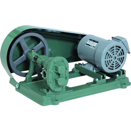 ■NK ギヤーポンプ(電動機連結型)スタンドメタル台付 口径20A MES06(4575709)[法人限定][直送元]